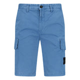 Stone Island Bermuda Cargo Shorts Washed Blue - Boinclo ltd - Outlet Sale Under Retail