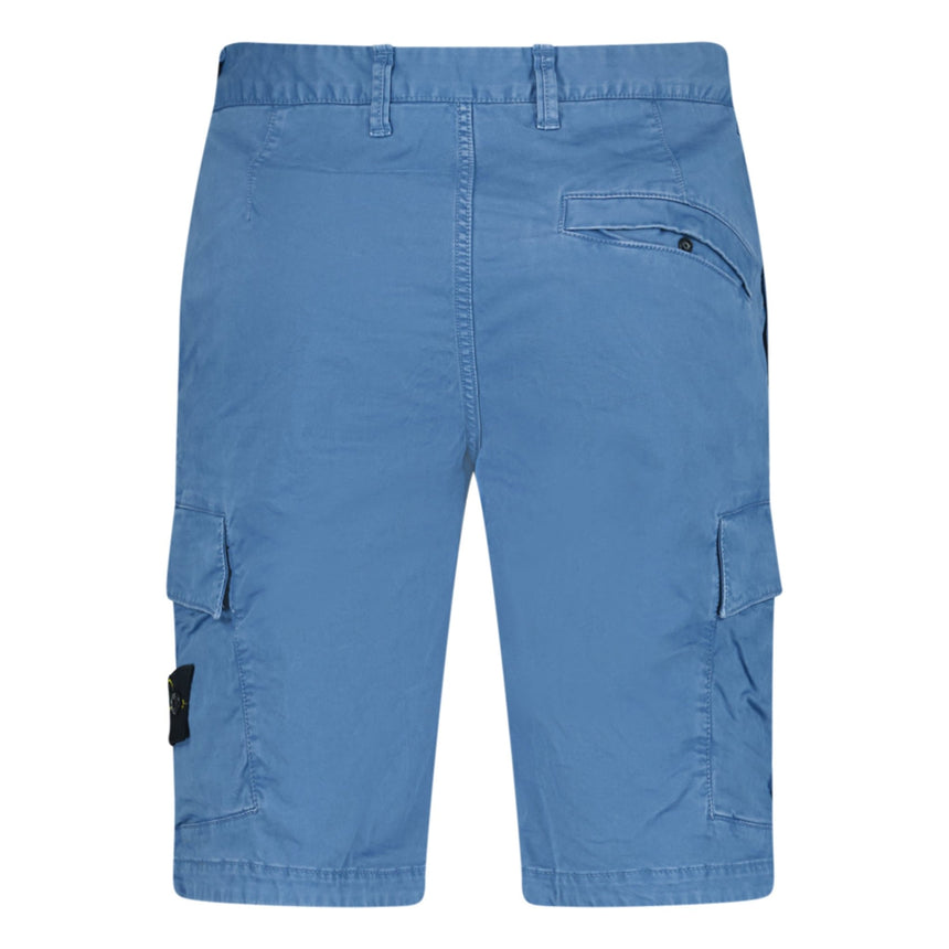 Stone Island Bermuda Cargo Shorts Washed Blue - Boinclo ltd - Outlet Sale Under Retail