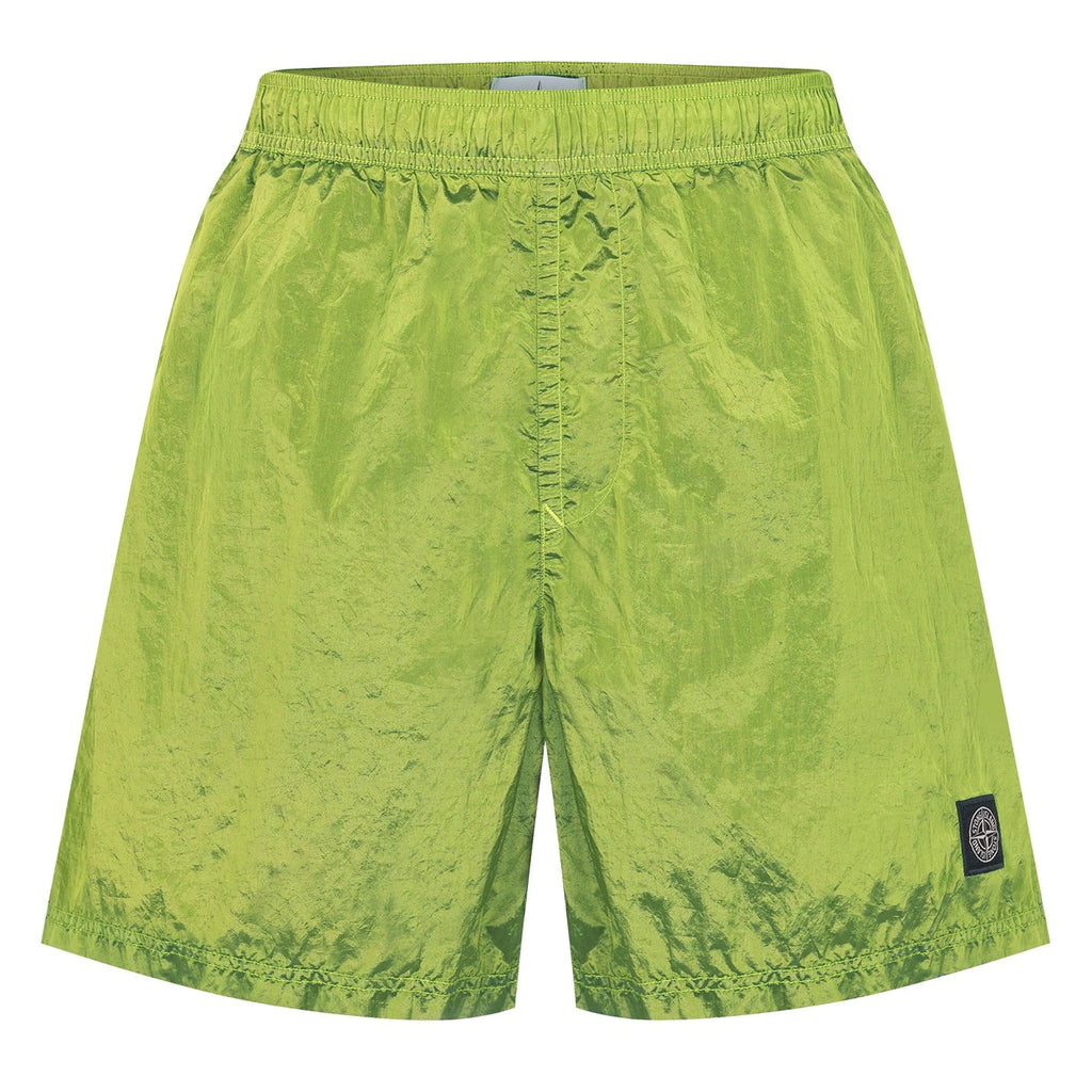 Stone Island Chrome Swim Shorts Lemon - Boinclo ltd - Outlet Sale Under Retail