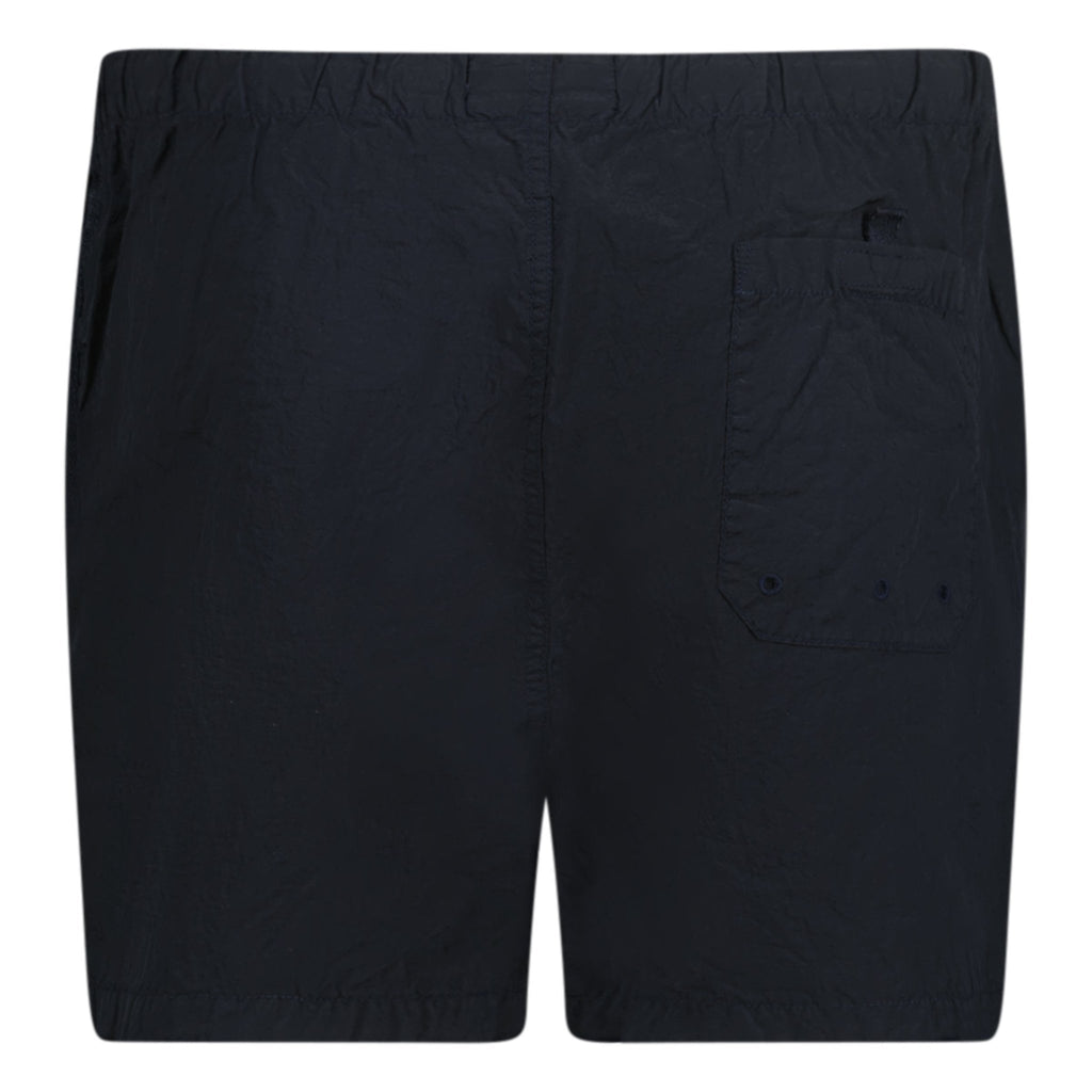 Stone Island Chrome Swim Shorts With Buttons Navy - Boinclo ltd - Outlet Sale Under Retail