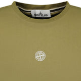Stone Island Compass Print Logo T-Shirt Brown - Boinclo ltd - Outlet Sale Under Retail