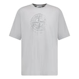 Stone Island Compass Print Logo T-Shirt Dust Grey - Boinclo ltd - Outlet Sale Under Retail