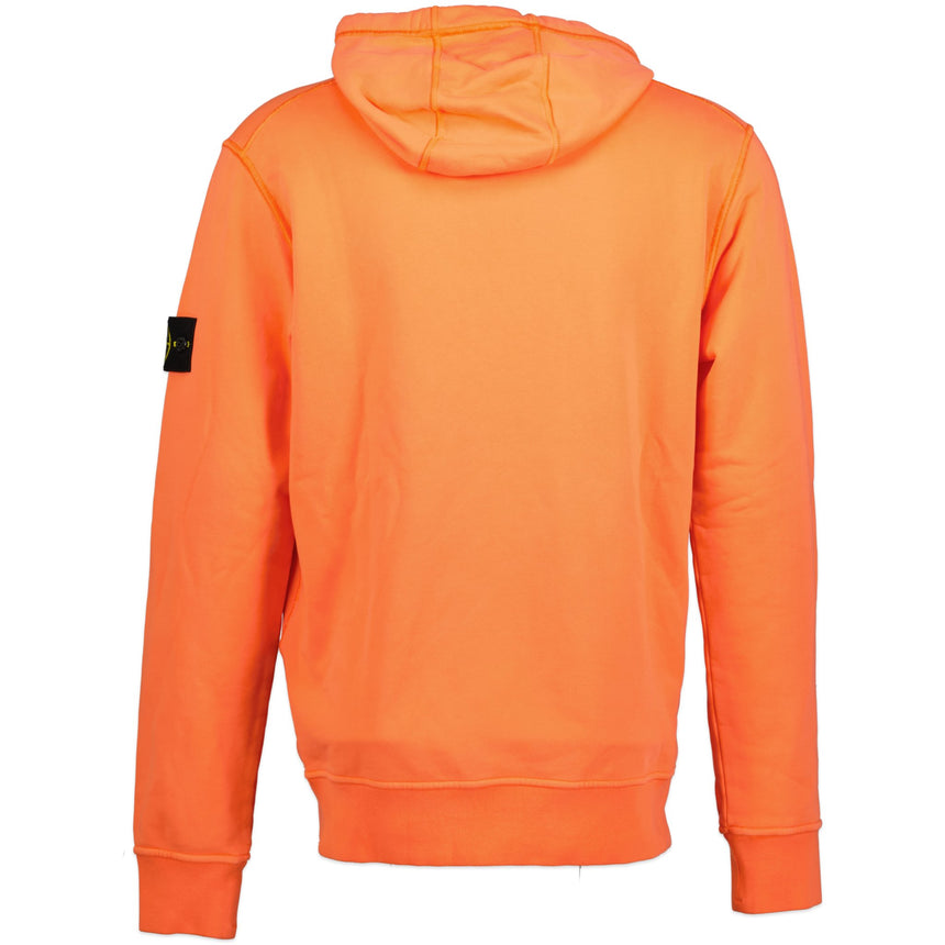 Stone Island Cotton Hooded Sweatshirt Orange - Outlet Sale Always 