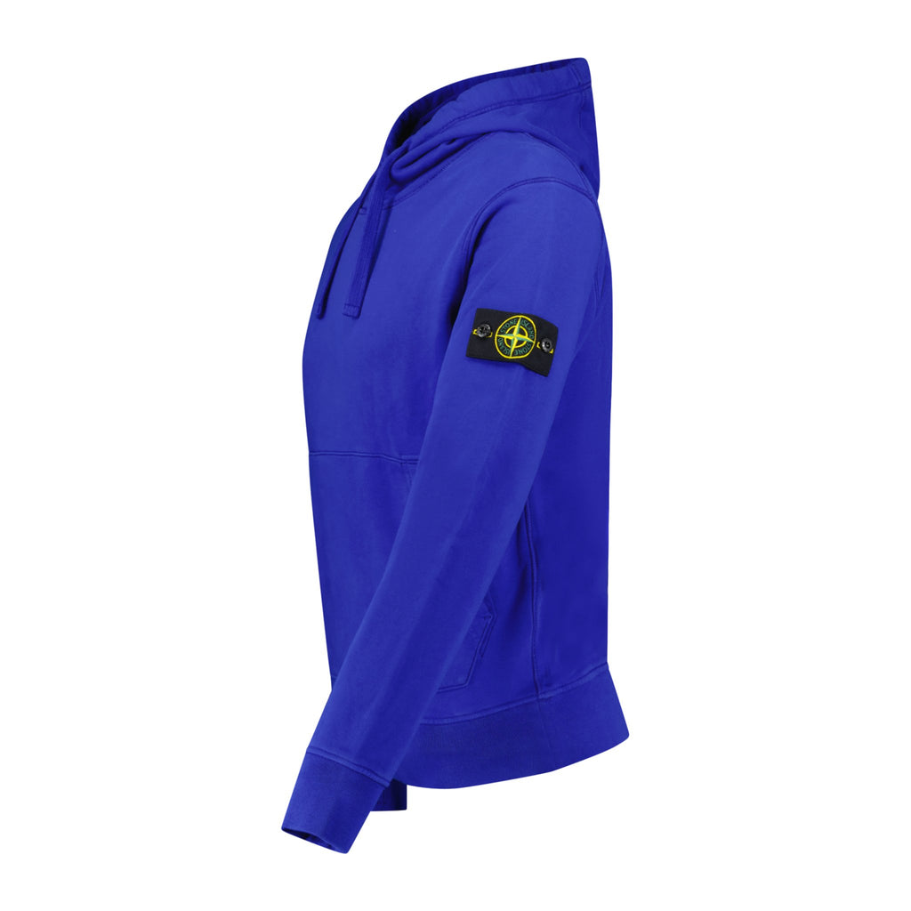 Stone Island Cotton Hoodie Sweatshirt Blue - Boinclo ltd - Outlet Sale Under Retail