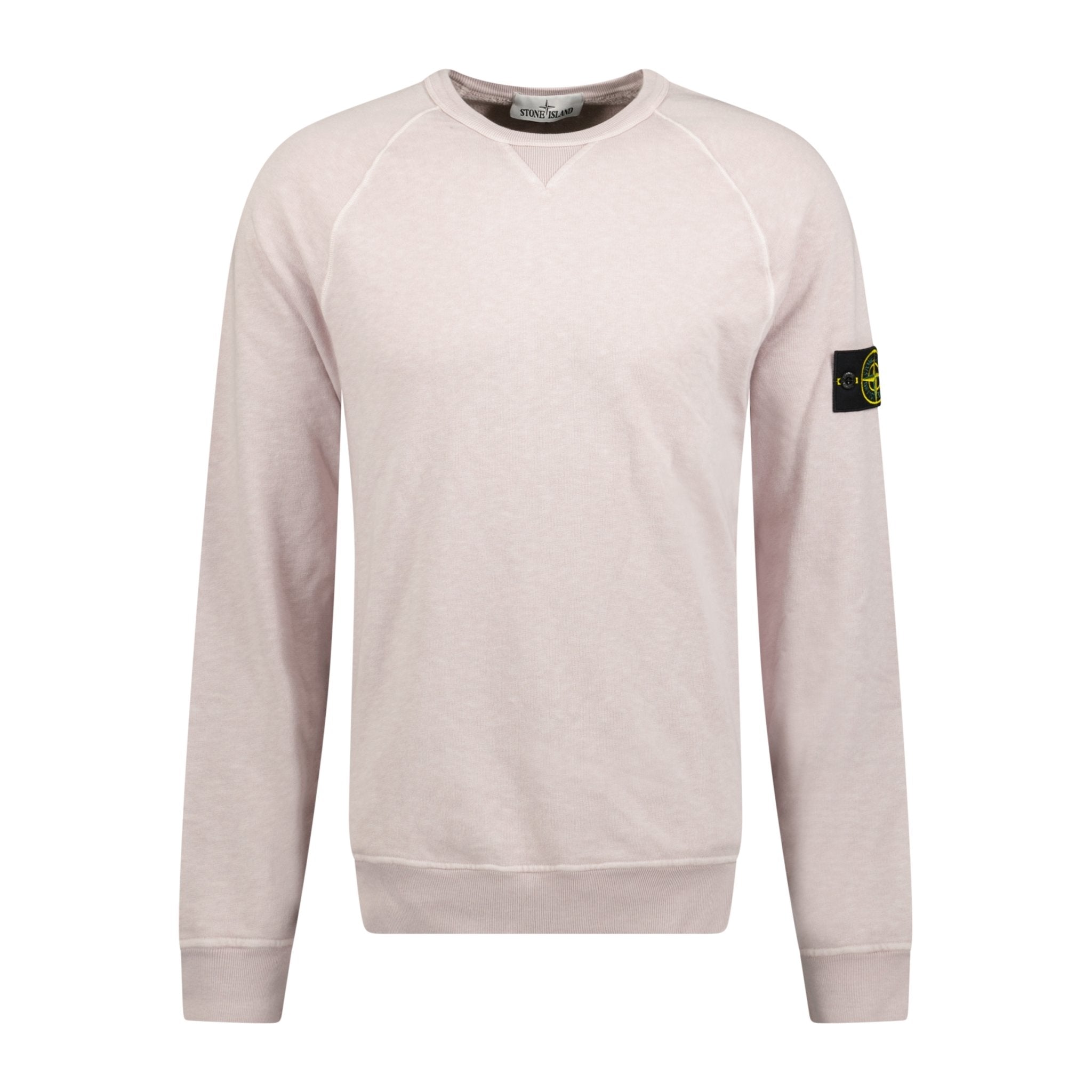 Stone Island Cotton Light Sweatshirt Pastel Pink
