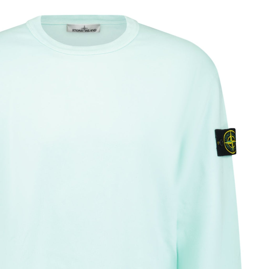 Stone Island Cotton Sweatshirt Acqua - Boinclo ltd - Outlet Sale Under Retail