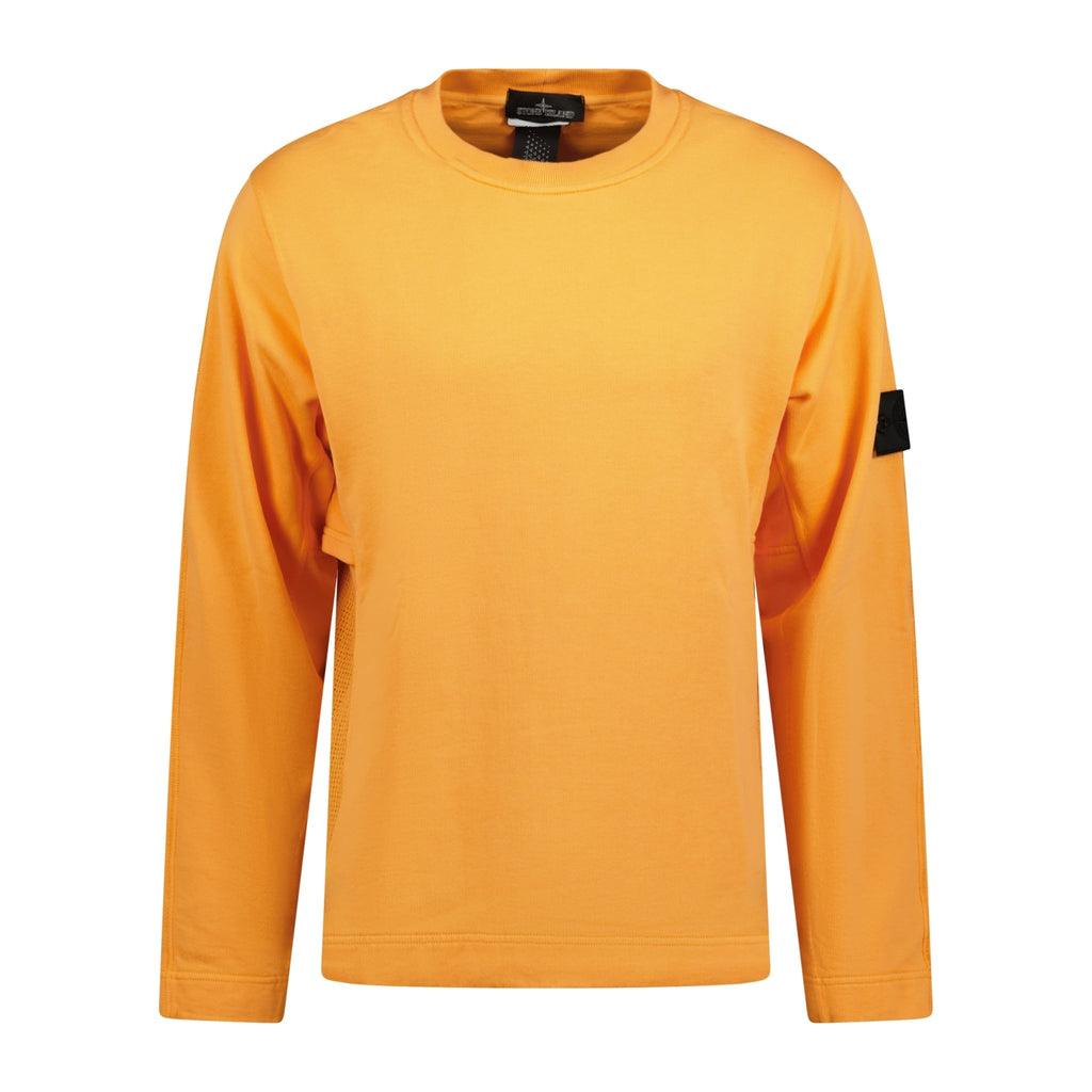 Stone Island Cotton Sweatshirt Peach Orange - Boinclo ltd - Outlet Sale Under Retail