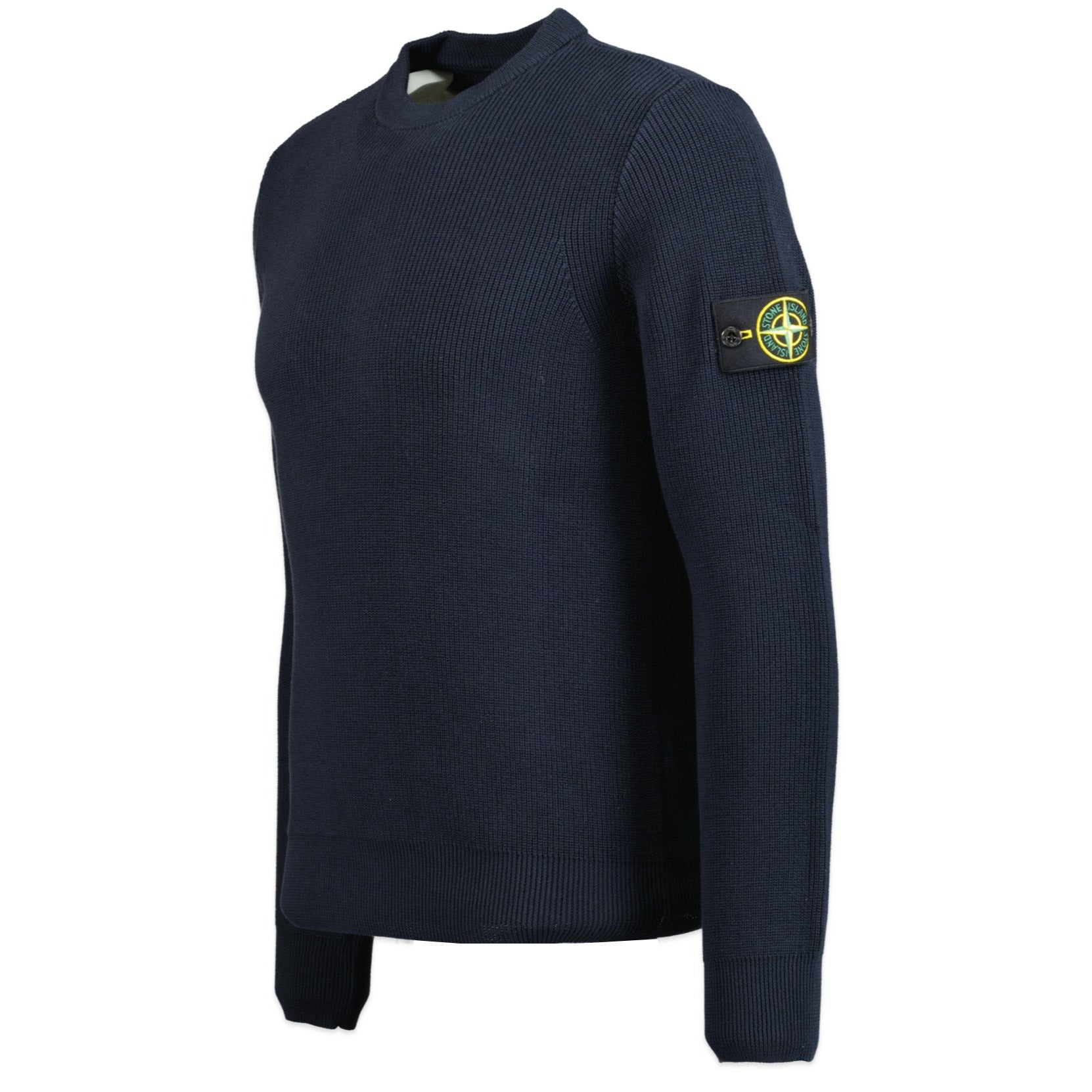 Stone Island Crewneck Ribbed Sweatshirt Navy | Boinclo ltd