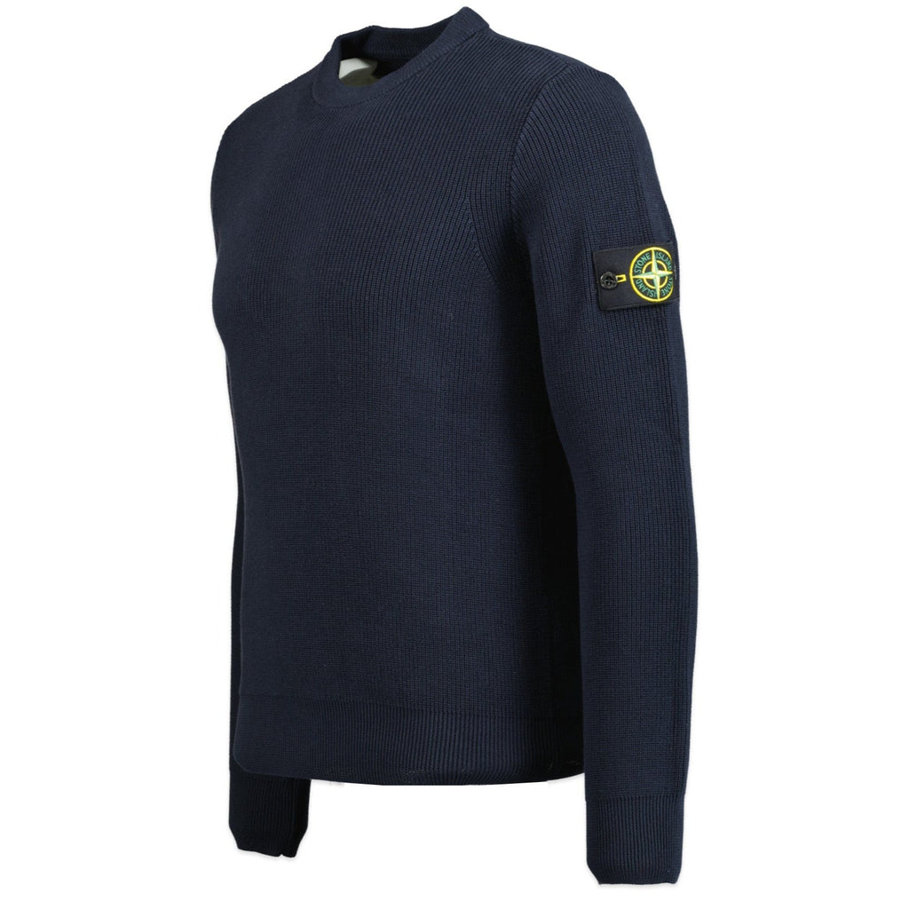 Stone Island Crewneck Ribbed Sweatshirt Navy - Boinclo ltd - Outlet Sale Under Retail