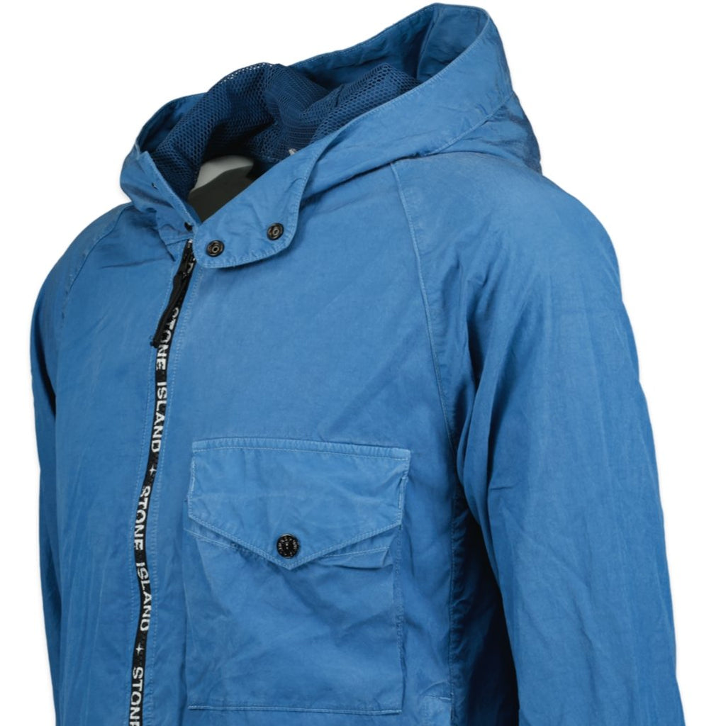 Stone Island 'Cupro' Nylon-TC Garment Dyed Jacket Blue - Boinclo ltd - Outlet Sale Under Retail