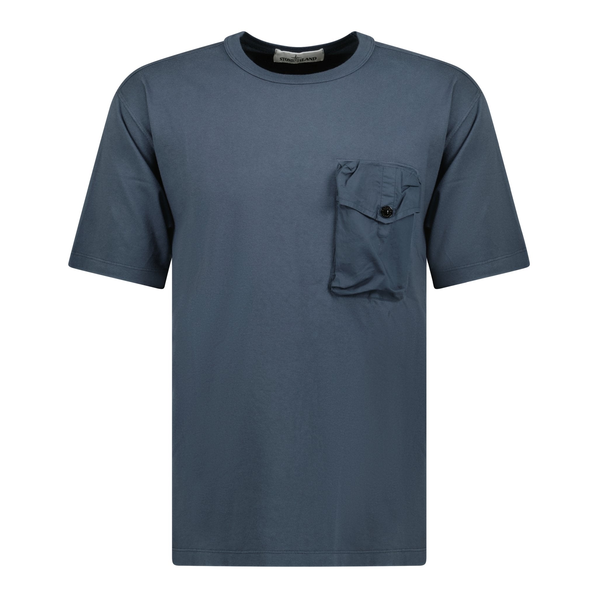 Stone Island Front Pocket T-Shirt Navy