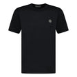 Stone Island Logo Patch Cotton T-Shirt Black - Boinclo ltd - Outlet Sale Under Retail