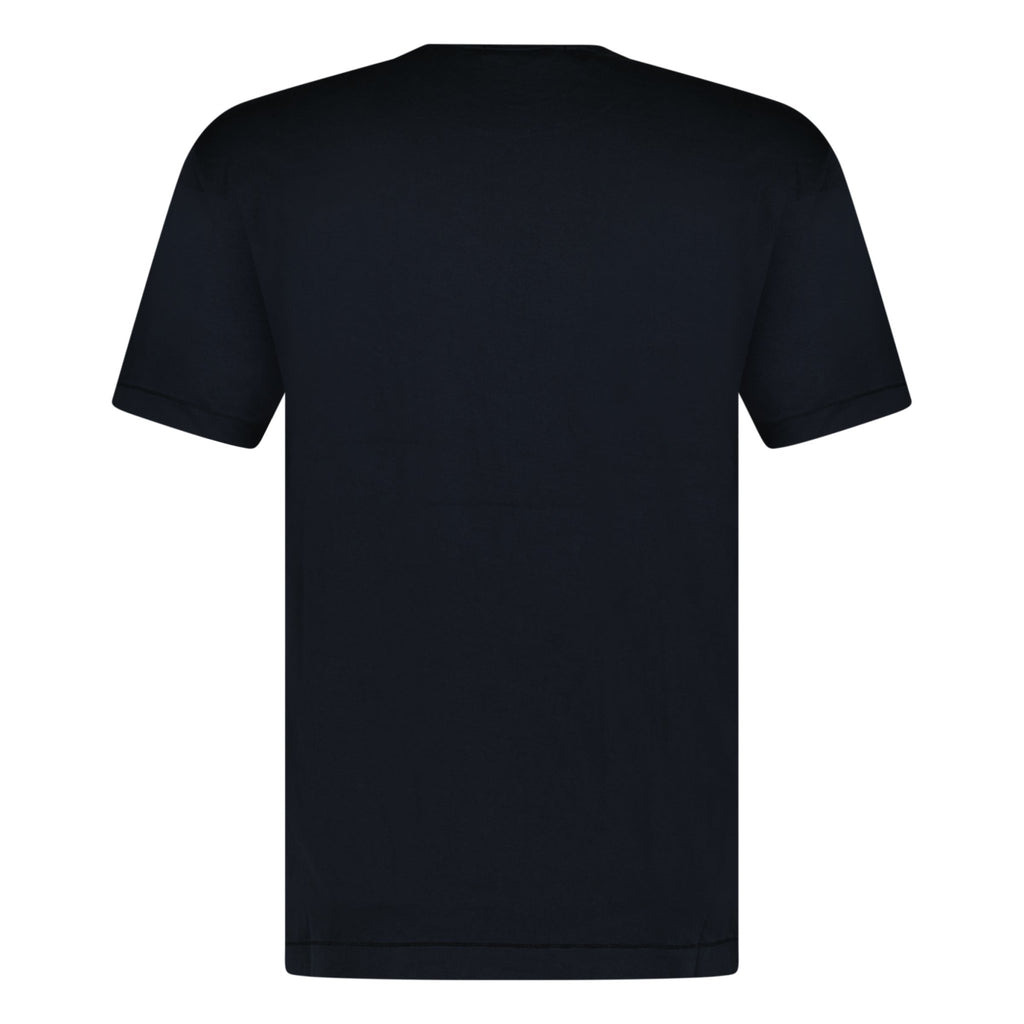 Stone Island Logo Patch Cotton T-Shirt Navy - Boinclo ltd - Outlet Sale Under Retail