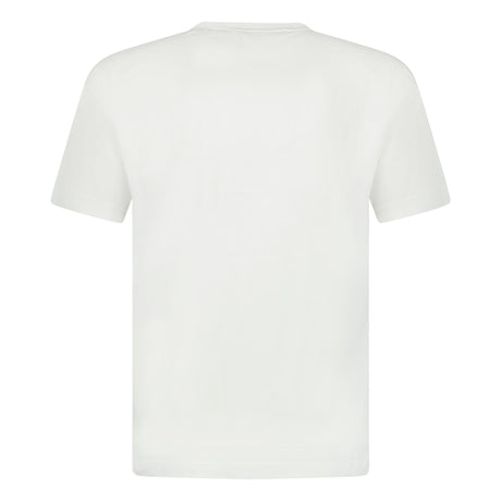 Stone Island Logo Patch Cotton T-Shirt White - Boinclo ltd - Outlet Sale Under Retail
