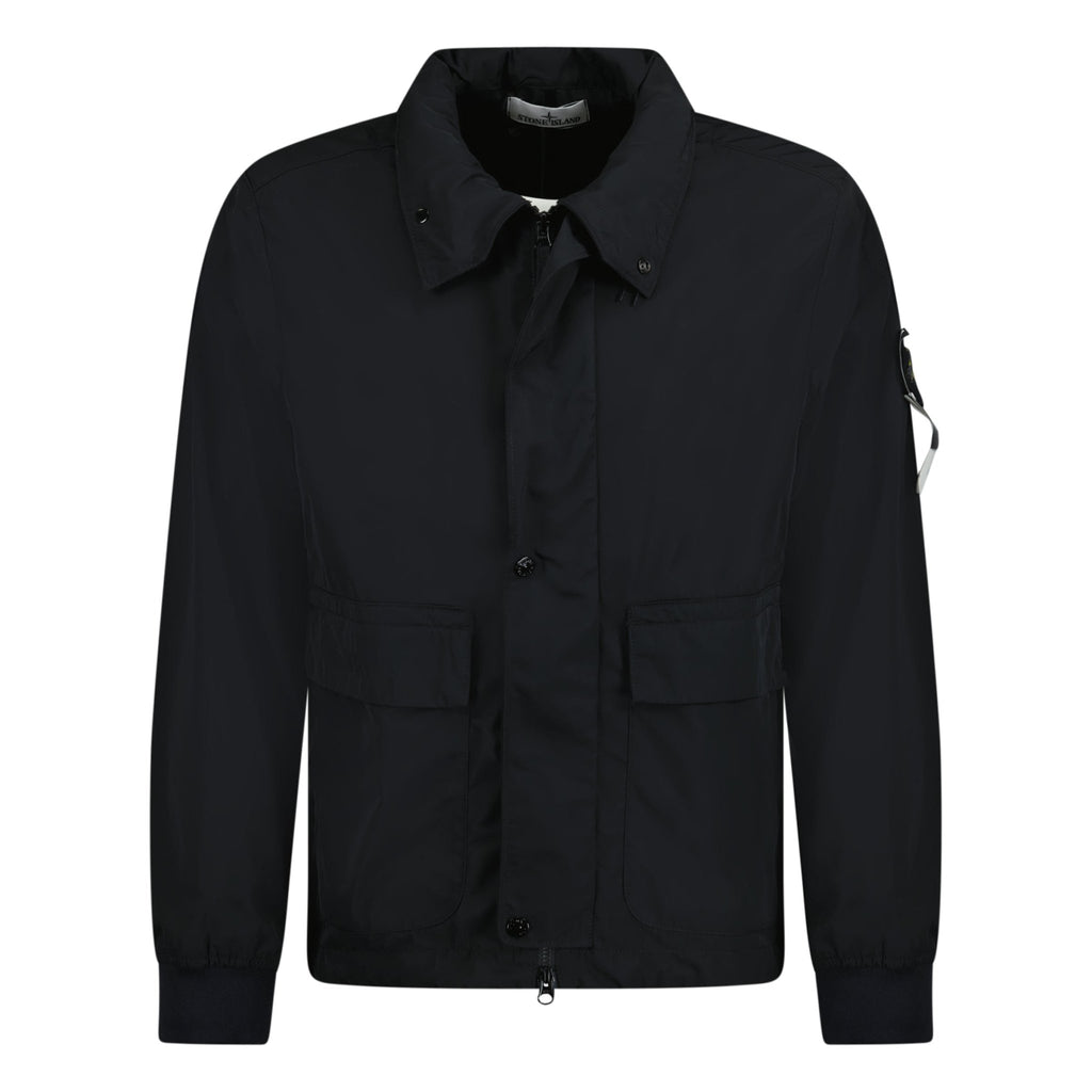 Stone Island Micro Twill Concealed Hood Jacket Black - Boinclo ltd - Outlet Sale Under Retail