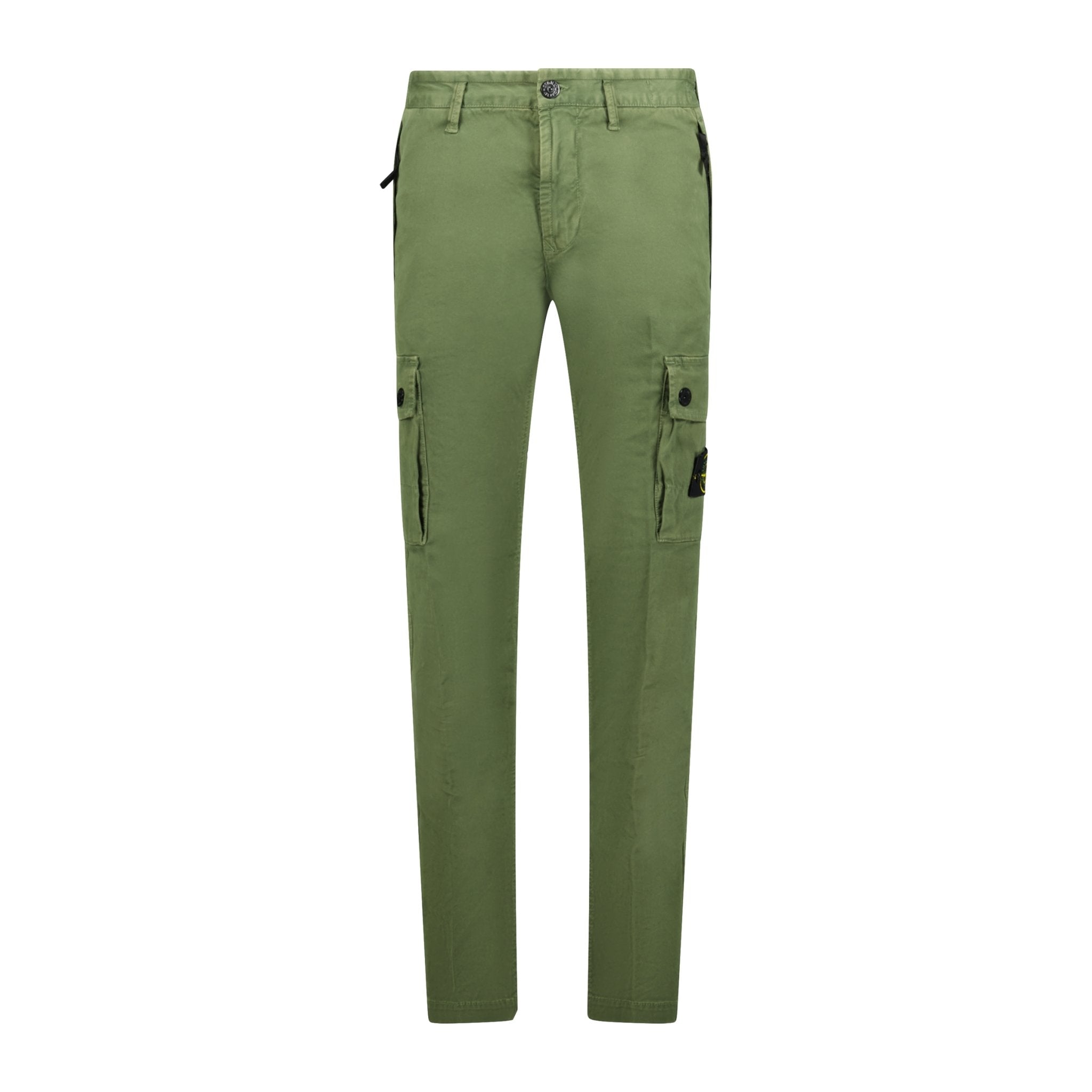 Stone Island Patch Cargo Trousers Green