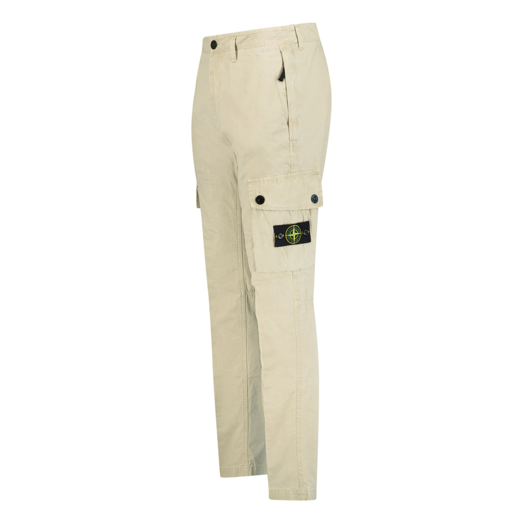 Stone Island Slim Cargo Trousers Beige - Boinclo ltd - Outlet Sale Under Retail