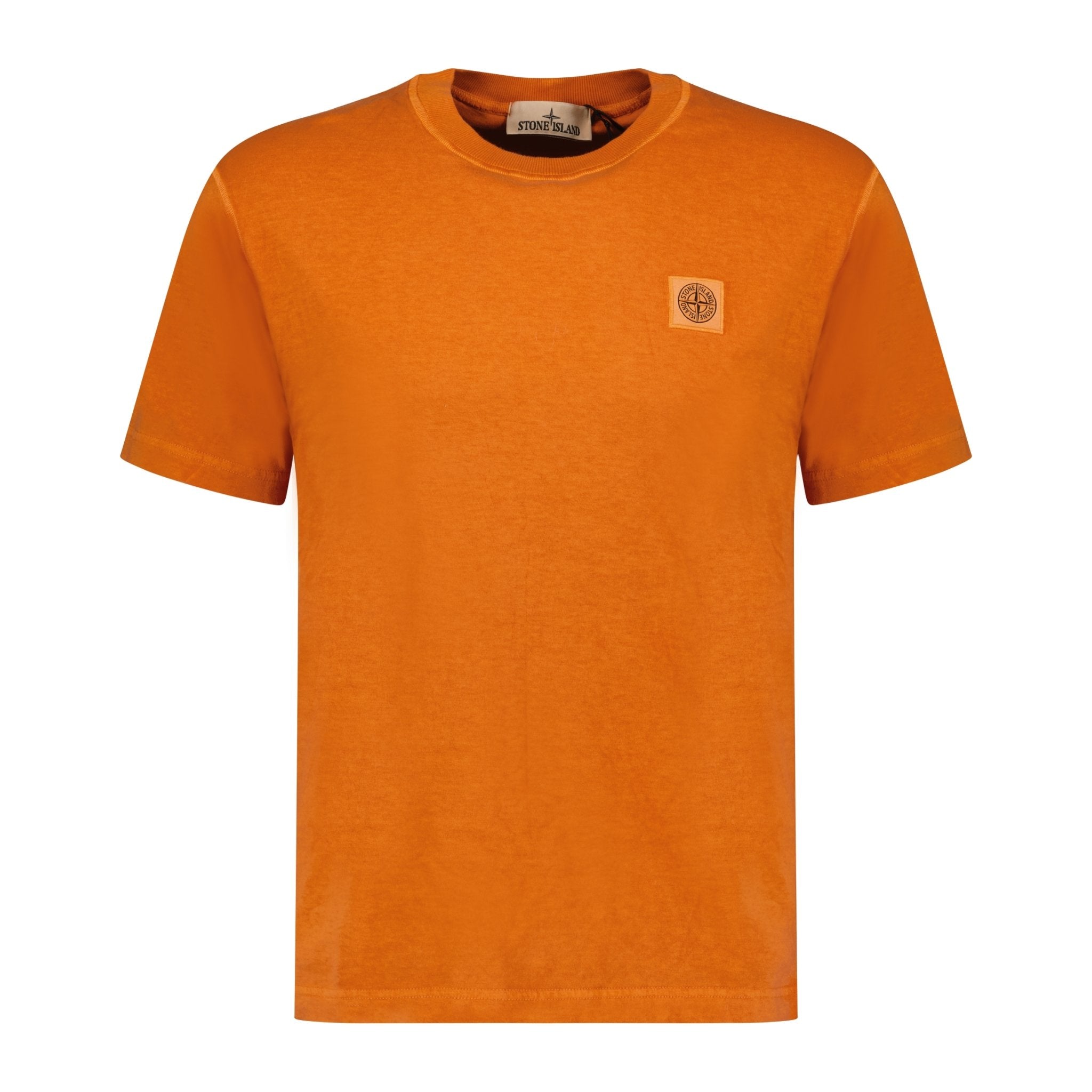 Stone Island Small Chest Logo T-Shirt Orange