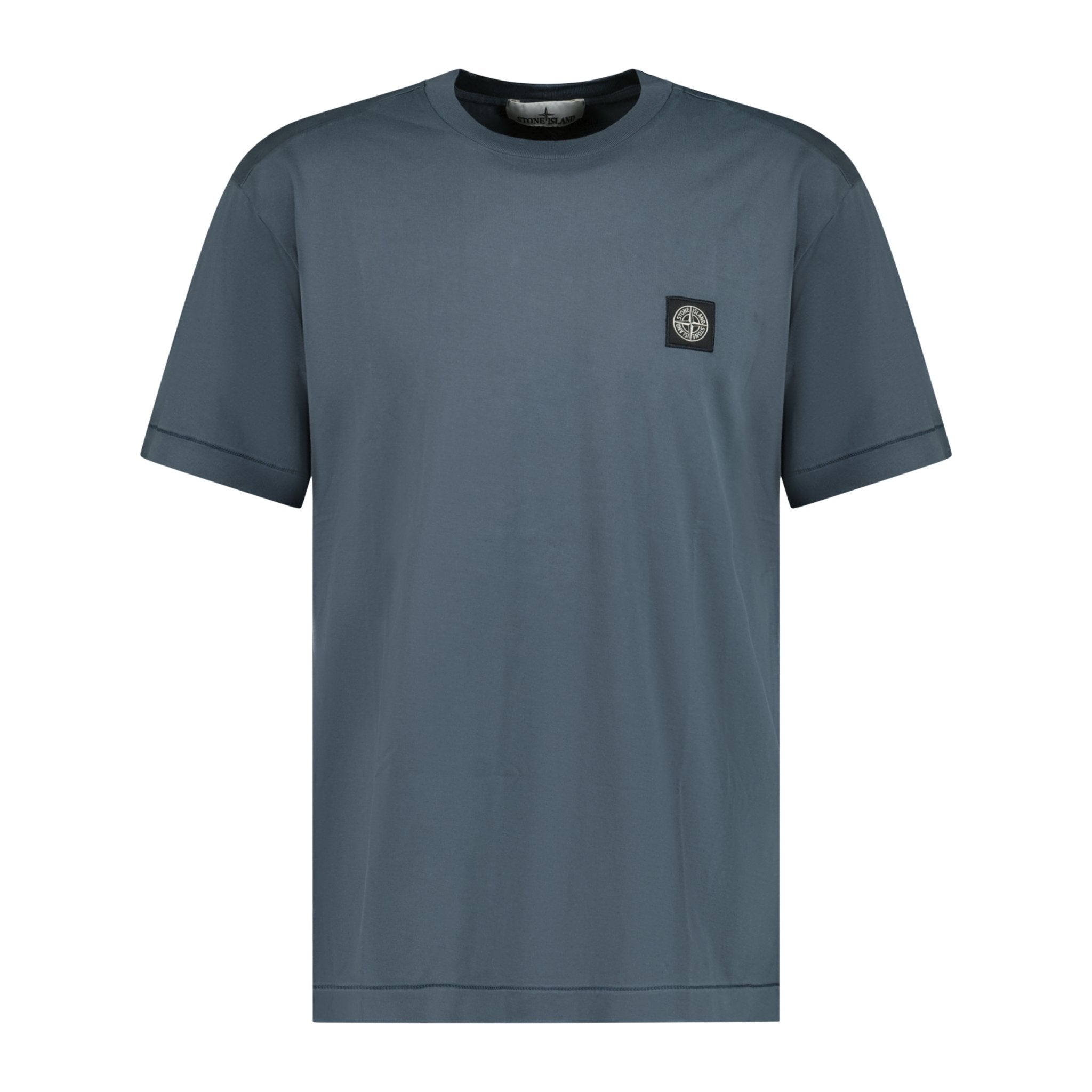 Stone Island Small Patch Logo T-Shirt Lead Grey