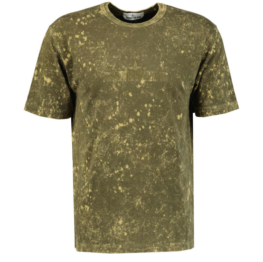 Stone Island Stitch Print Logo T-Shirt Camo - Boinclo ltd - Outlet Sale Under Retail