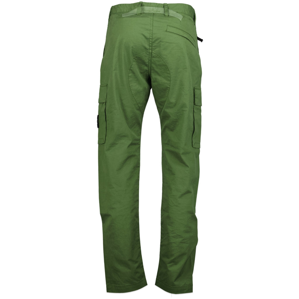 Stone Island Tapered Logo Cargo Trousers Green - Boinclo ltd - Outlet Sale Under Retail