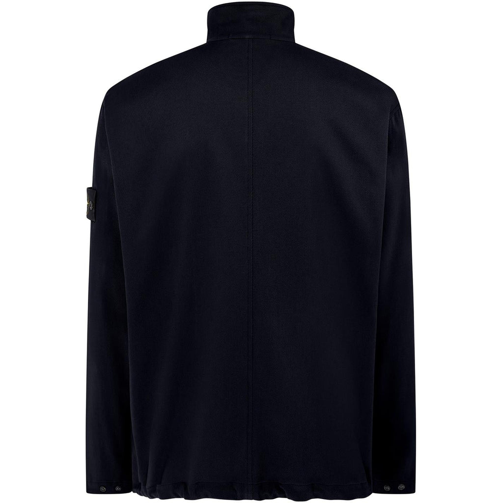 Stone Island Zip Smock Overshirt Jacket Black - Boinclo ltd - Outlet Sale Under Retail