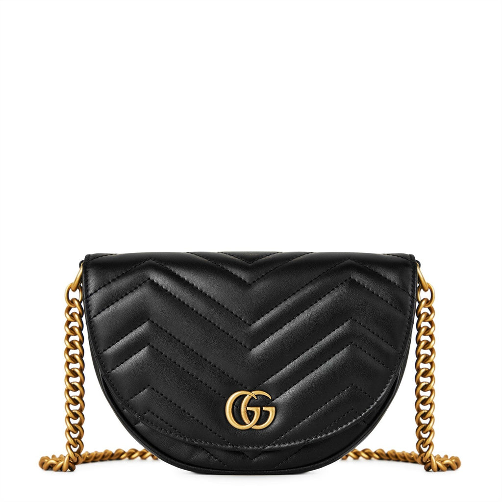 (Womens) Gucci Marmont Round Bag Black - Boinclo ltd - Outlet Sale Under Retail