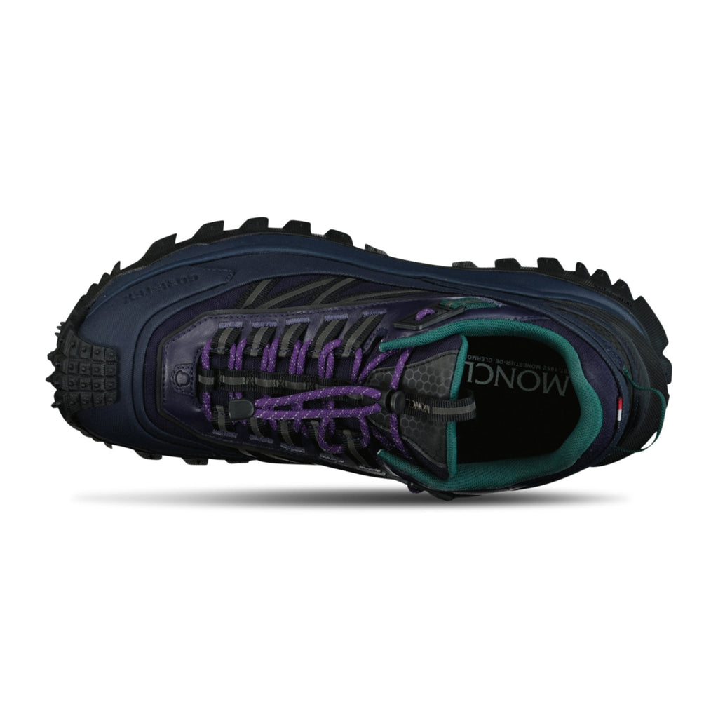 (Womens) Moncler Trailgrip Low Trainers Black & Purple - Boinclo ltd - Outlet Sale Under Retail