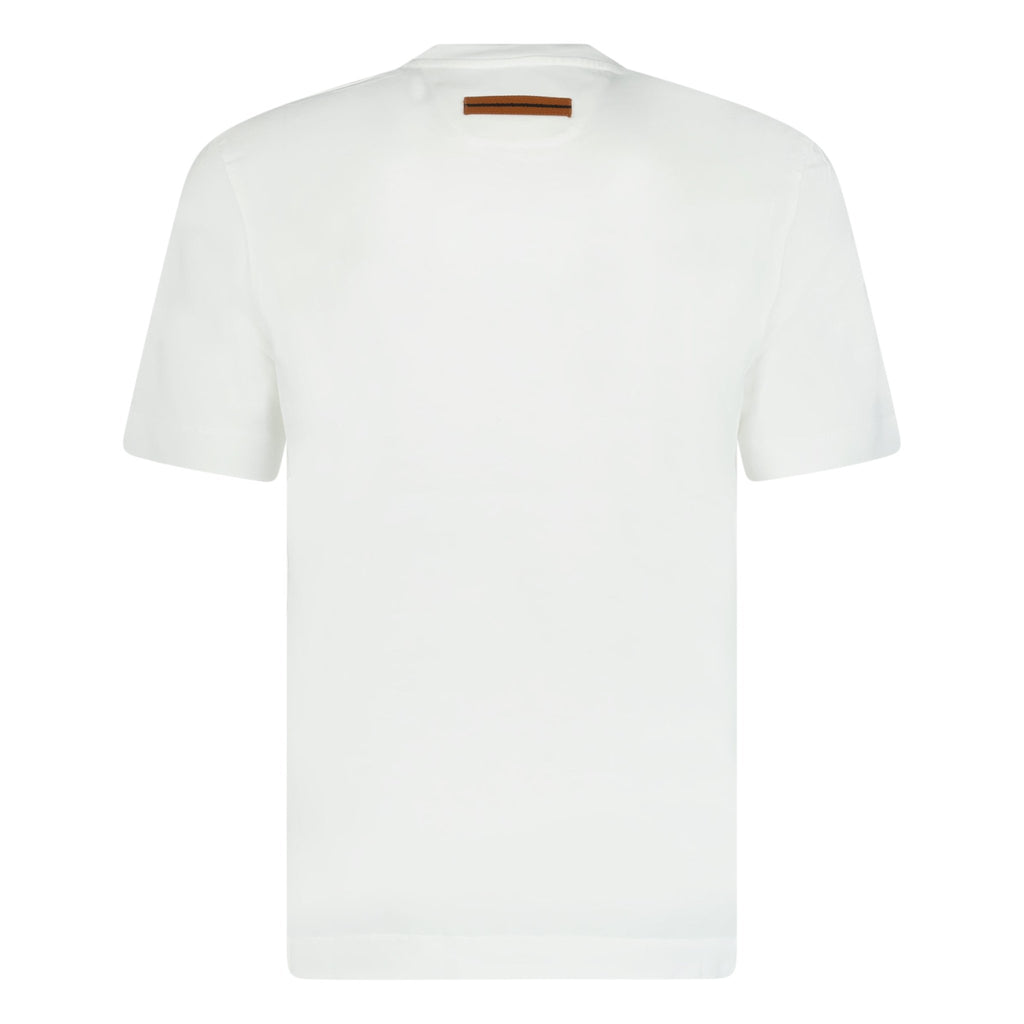 Zegna Logo T-Shirt White - Boinclo ltd - Outlet Sale Under Retail